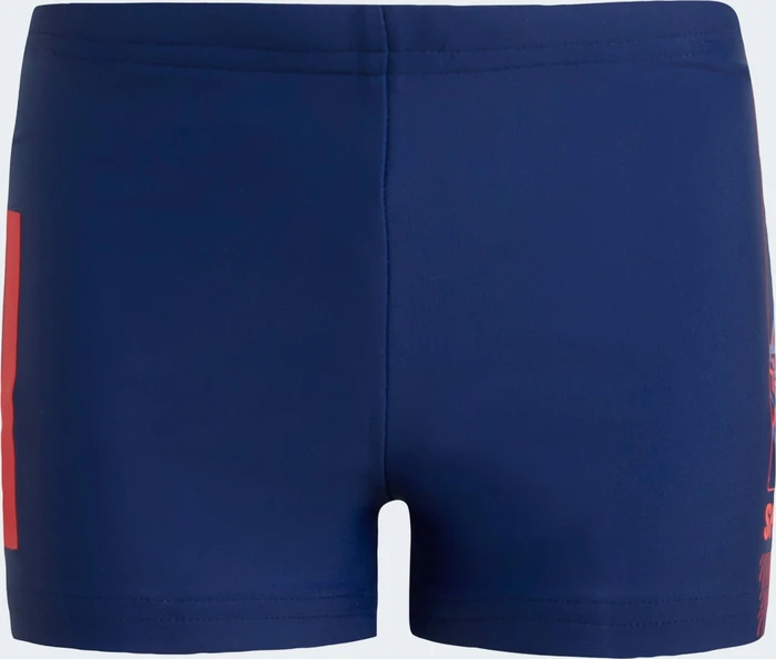 adidas Marvel Spider-Man Boxer Badehose dark blue/pure ruby (Junior) (KD3874)