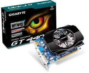 GIGABYTE GeForce GT 440, 1GB DDR3, VGA, DVI, HDMI