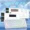 Attack Shark X82PRO HE Magnetic 75%, weiß mit Kontur, LEDs RGB, Outemu White Jade Magnetic, USB/Bluetooth, US Vorschaubild