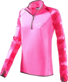 Black Crevice Micro Funktionsshirt langarm rosa (Damen)