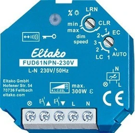 Eltako FUD61NPN-230V Funkaktor Universal-Dimmschalter, Dimmaktor (30100835)