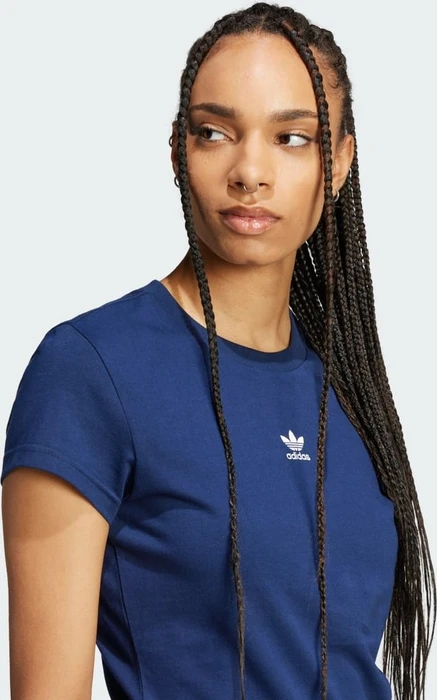 adidas Essentials Slim T-Shirt kurzarm night indigo (Damen)
