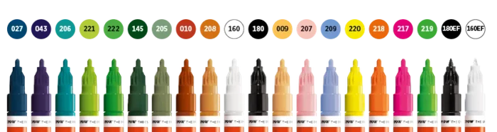 Molotow ONE4ALL 127HS Acrylmarker Main-Kit 2 sortiert, 20er-Set