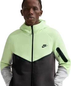 Nike Tech Fleece Windrunner Hoodie light liquid lime/anthracite/light smoke grey/black (Herren)