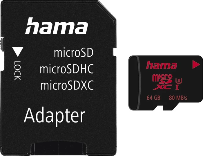 Hama R80/W30 64GB Kit, UHS-I U3