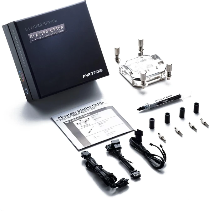 Phanteks Glacier C350a, chrome