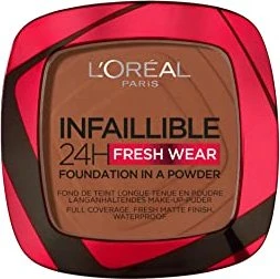 L'Oréal Infaillible 24H Fresh Wear Kompakt Foundation 375 deep amber, 9g