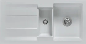 systemceram Genea 100 F Einbau Becken reversibel alu