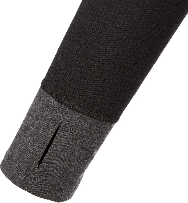 Icebreaker BodyfitZONE Winter Zone Half Zip Funktionsshirt langarm schwarz (Herren)
