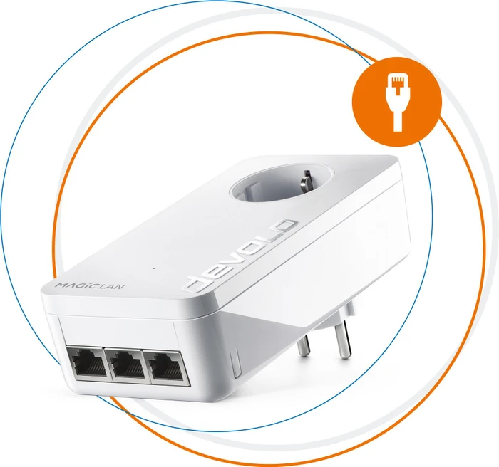 devolo Magic 2 LAN triple, G.hn, 3x RJ-45, FR-Version/Typ E