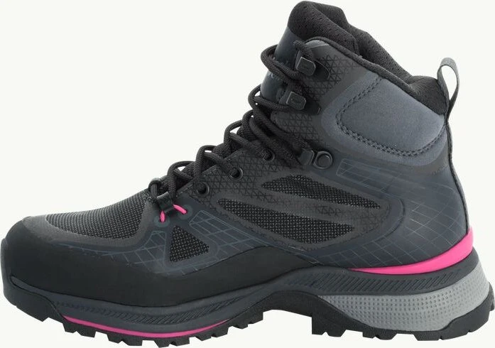 Jack Wolfskin Force Trekker Texapore Mid black/pink (Damen)