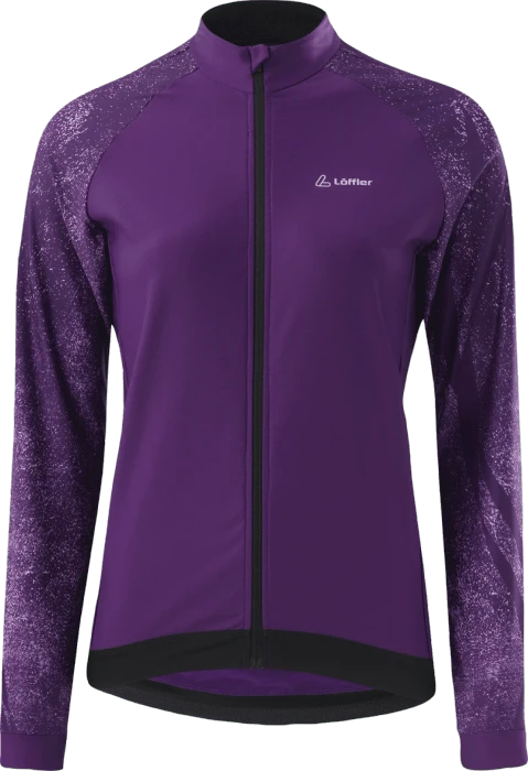 Löffler Taylor Full-Zip Trikot langarm viola (Damen)