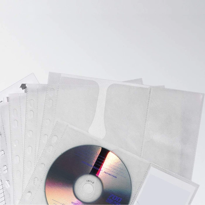 Durable CD/DVD Leerhülle, 5 Stück