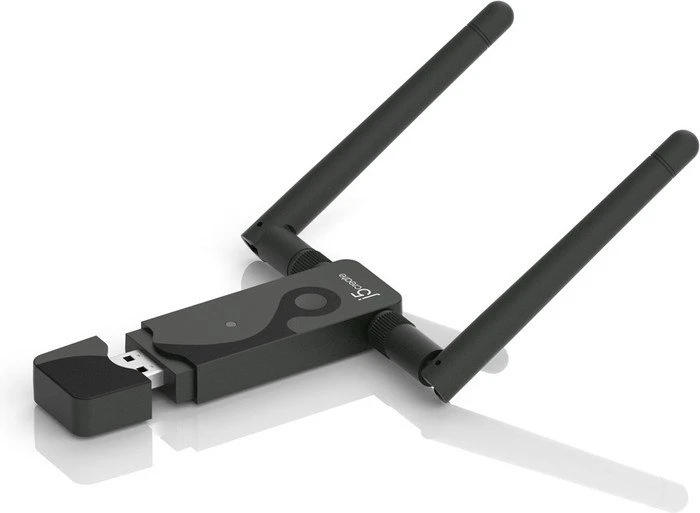 j5create USB 2.0 Dual Band WiFi Adapter, 2.4GHz/5GHz WLAN, USB-A 2.0 [Stecker]