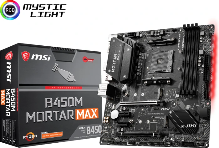 MSI B450M Mortar MAX (AMD AM4)