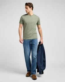 Lee Patch Logo T-Shirt kurzarm olive stone (Herren)