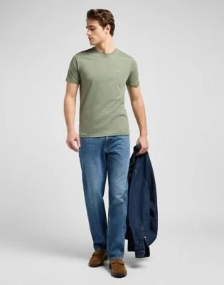 Lee Patch Logo T-Shirt kurzarm olive stone (Herren)