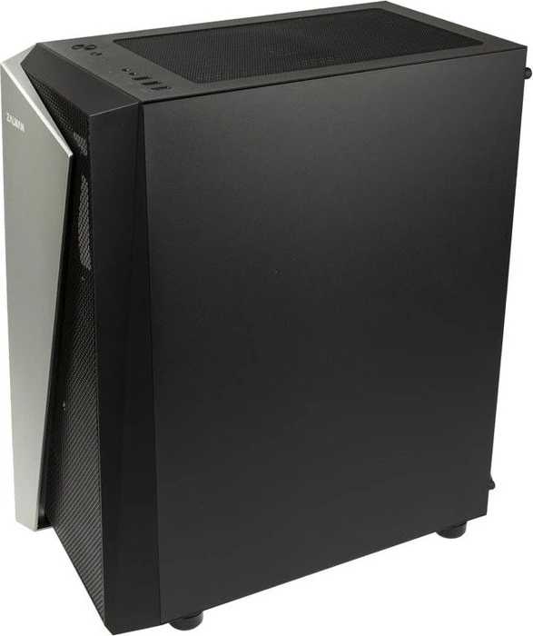 Zalman S4 Plus, schwarz, Acrylfenster