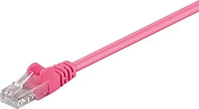 goobay Patchkabel, Cat6, U/UTP, RJ-45/RJ-45, 20m, rosa