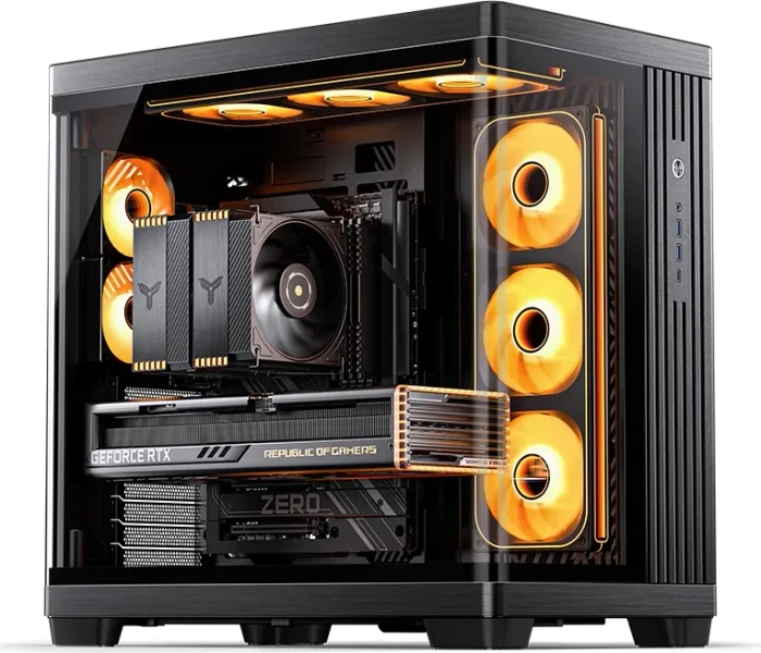 Jonsbo TK-4 Black, Glasfenster