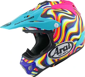Arai MX-V EVO Stream gelb/rosa/türkis/weiß