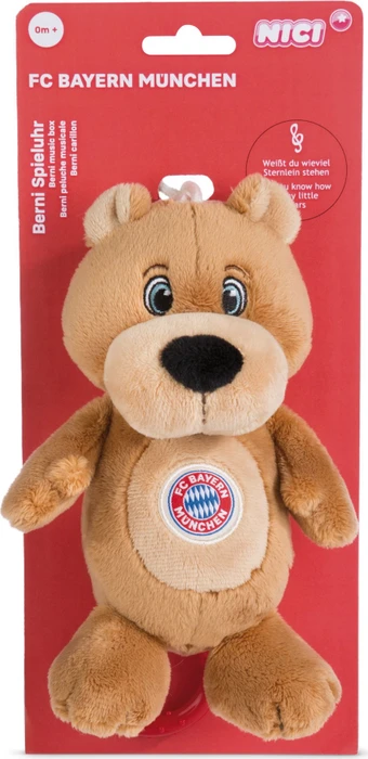 My First NICI Spieluhr FC BAYERN Bär Berni 18cm