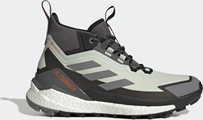 adidas Terrex Free Hiker 2 GTX linen green/grey three/impact orange (Herren)
