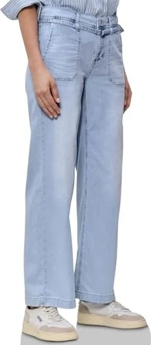 Street One Wide Leg im Bleached-Look Jeans ultra bleach random (Damen)