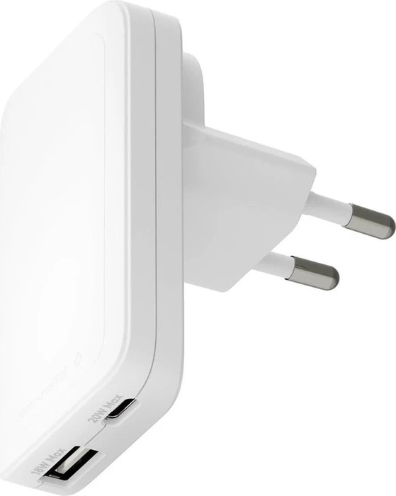 dbramante1928 re-charge Pro Slim Wandladegerät USB-C 30W + USB-A 30W weiß