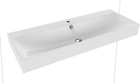 Kaldewei Silenio 3046 Wandwaschtisch 120x46x12cm, Perl-Effekt, schwarz matt 100