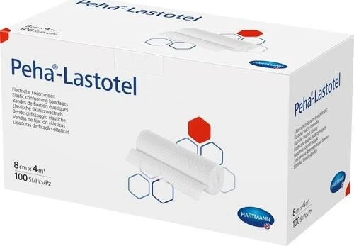 Hartmann Peha-Lastotel Fixierbinde, 8cm x 4m, 100 Stück