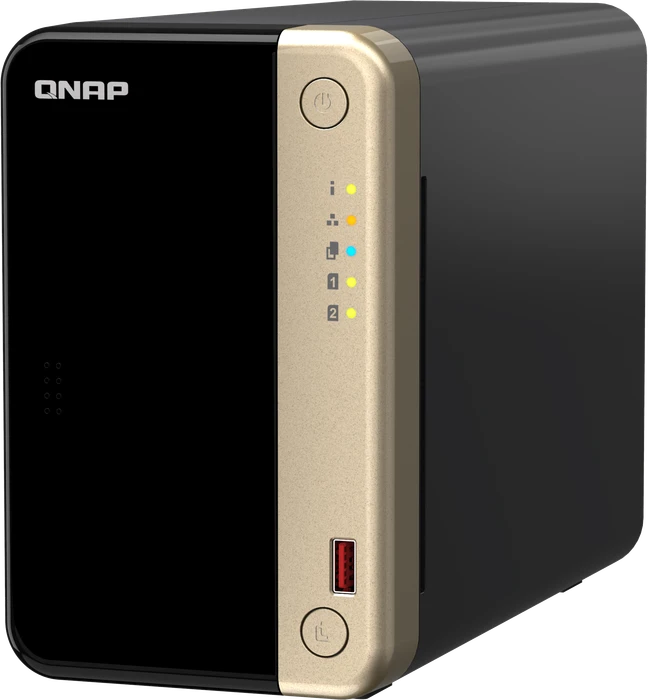QNAP Turbo Station TS-264-8G, 8GB RAM, 2x RJ-45 2.5GBase-T, 2x USB-A 3.1