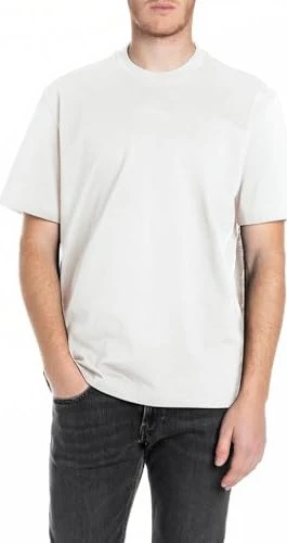 Replay Oversize T-Shirt kurzarm natural white (Herren)