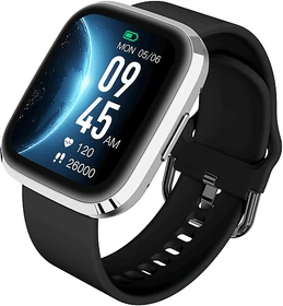 Garett Electronics GRC Style mit Silikonarmband silber/schwarz
