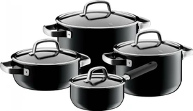 WMF Fusiontec Mineral Kochtopf-Set schwarz, 4-tlg.
