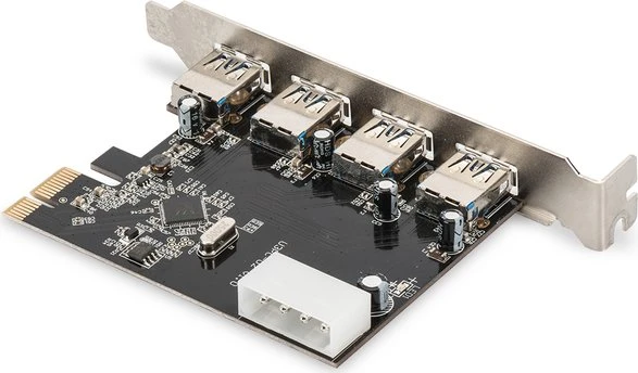 Digitus 4x USB-A 3.0, PCIe x1