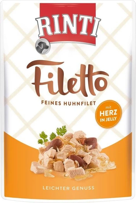 Finnern Rinti Filetto Huhn und Herz in Jelly, 100g