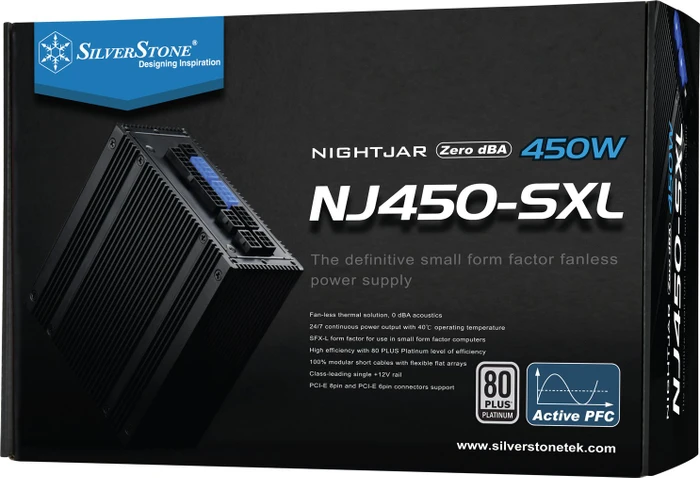 SilverStone Nightjar Series NJ450-SXL 450W, SFX-L