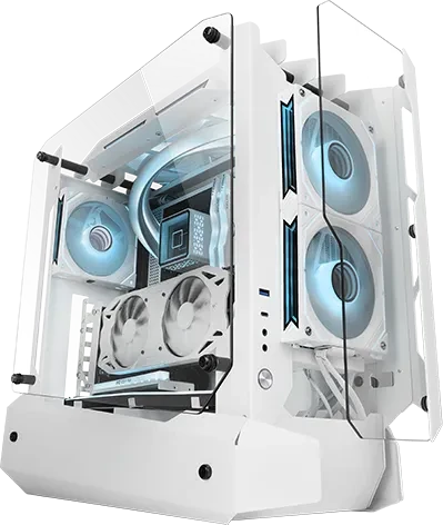Mars Gaming MC-Edge White, Glasfenster