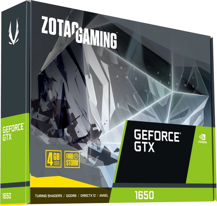 Zotac Gaming GeForce GTX 1650, 4GB GDDR6, HDMI, 3x DP