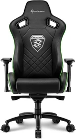 Sharkoon Skiller SGS4 Gamingstuhl, schwarz/grün