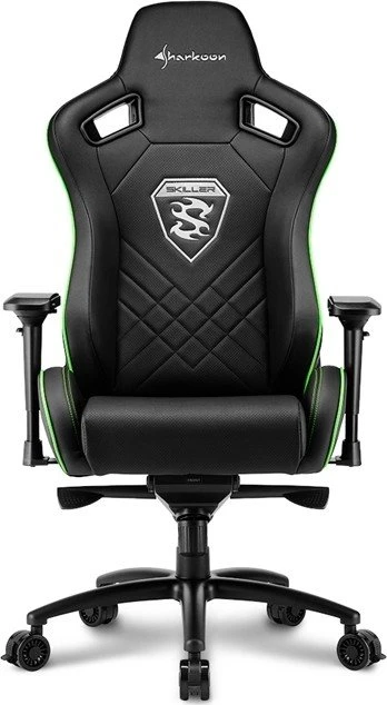 Sharkoon Skiller SGS4 Gamingstuhl, schwarz/grün