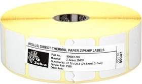 Zebra Thermoetiketten Z-Select 2000D, 32x25mm, ablösbar, weiß, matt, 1er-Pack (2580 Etiketten)