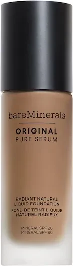 bareMinerals Pure Serum Radiant Natural Liquid Foundation Nr. 4 medium deep cool LSF20, 30ml