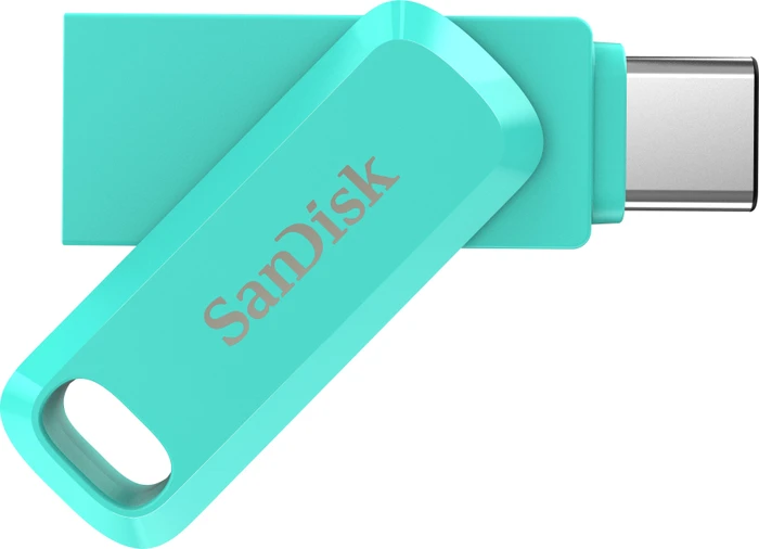 SanDisk Ultra Dual Drive Go USB Type-C 64GB türkis, USB-A + USB-C, USB 3.2 Gen 1×1