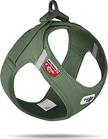 curli Vest Harness Schnalle Air-Mesh, XS, moss