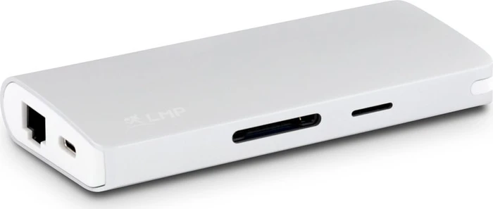LMP USB-C Travel Dock, 9-Port, USB-C 3.0 [Stecker], silber
