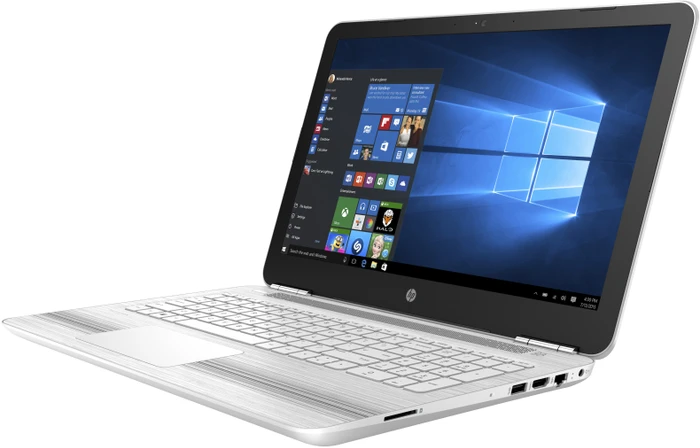 HP Pavilion 15-au121ng, weiß, Core i7-7500U, 8GB RAM, 128GB SSD, 1TB HDD, GeForce 940MX, DE