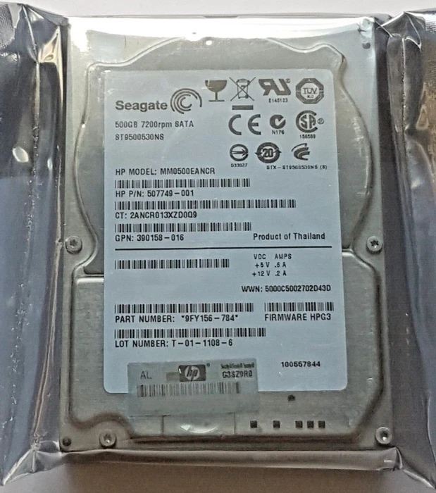Seagate Constellation 7200.1 500GB, 24/7, 2.5" / SATA 3Gb/s