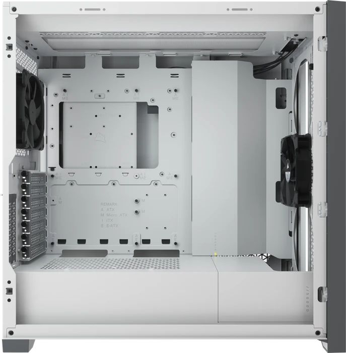 Corsair 5000D Airflow, weiß, Glasfenster
